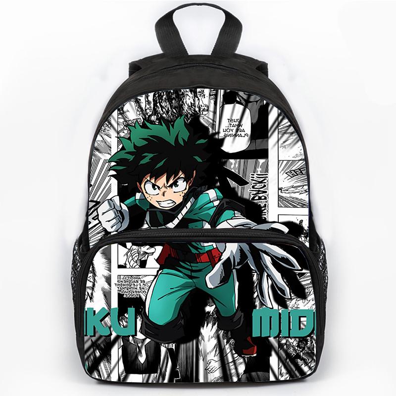 Anime My Hero Academia Backpack for Student Boys Children Manga Izuku Midoriya Schoolbag Large Capacity Laptop Backpacks Mochila