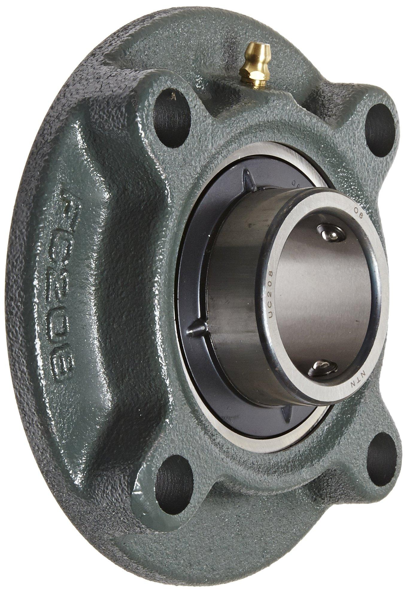

NTN UCFC208D1 Light Duty Piloted Flange Bearing, 4