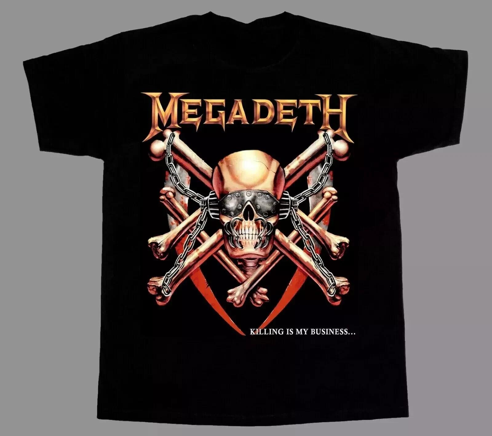Megadeth Killing Is My Business Альбом Унисекс Хлопковая Футболка, Размер S-4XL XL