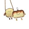 Creative Cartoon Toast Bread Crossbody Bag – Cute & Casual Shoulder Coin Purse for Students