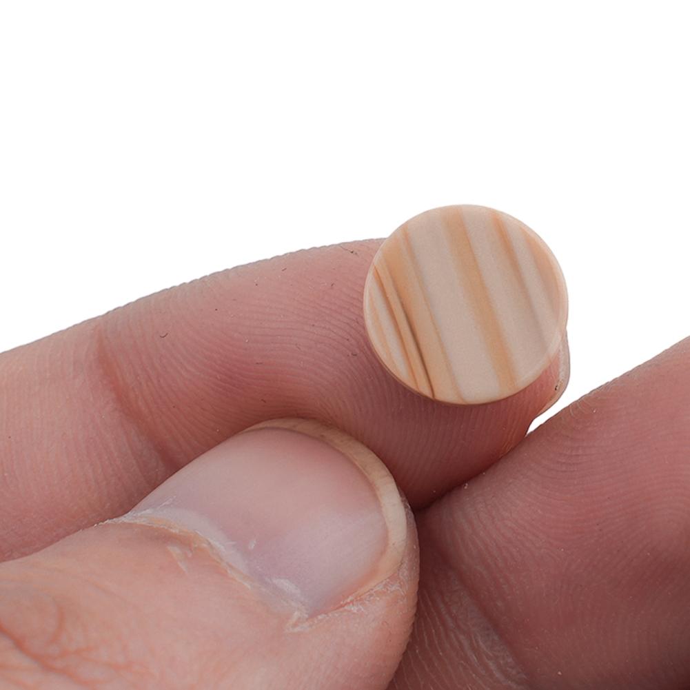 Saxophone Key Buttons Inlays Part 9 Pcs Beige Easy To Install