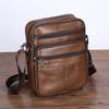 Men's genuine leather shoulder bag messenger bag