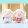 Cute Cartoon Pig Plush Toy With Keychain For Backpack Decoration And Gift For Kids