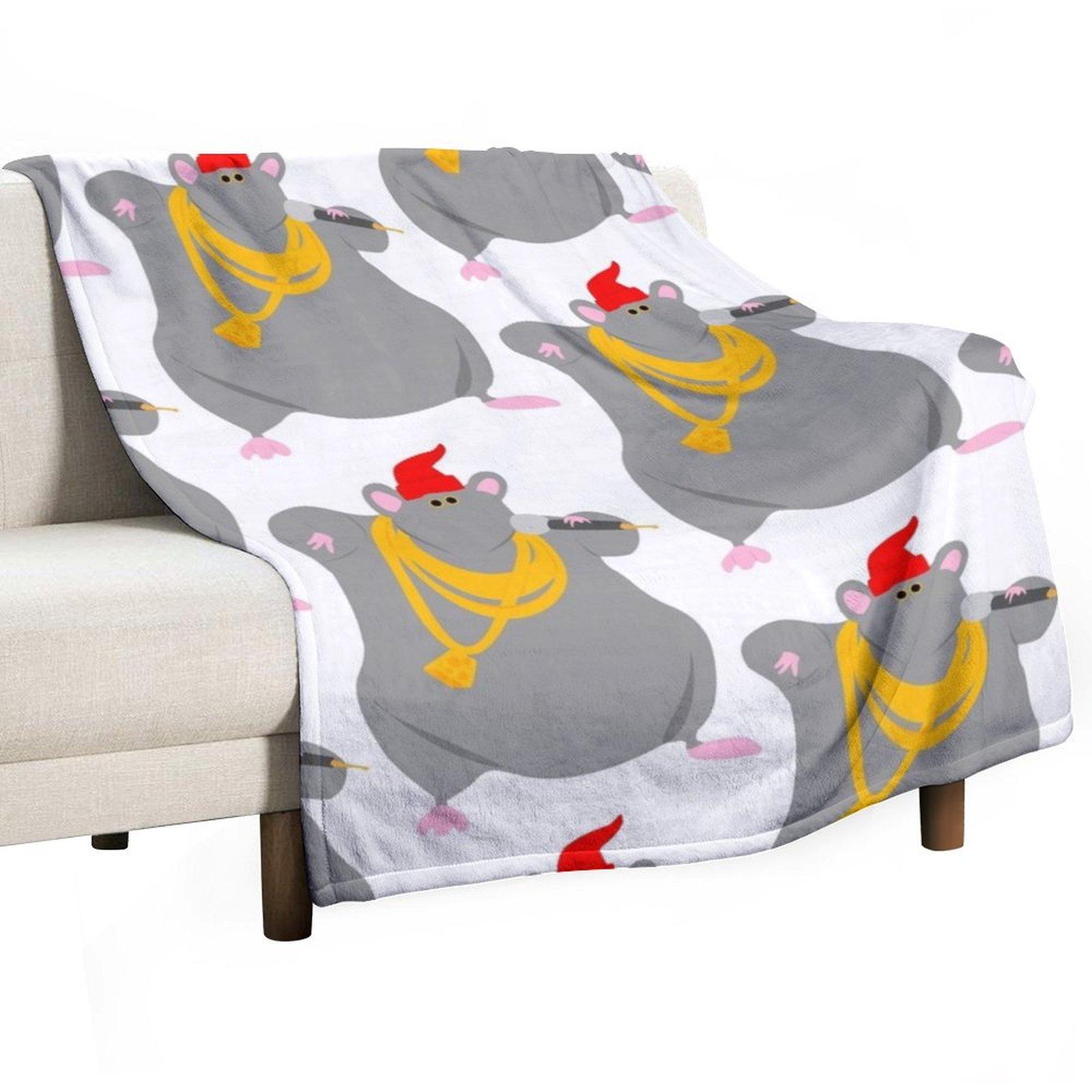 

Biggie Cheese Throw Blanket Single Beautifuls Heavy Sofa Throw Blankets 30x40in