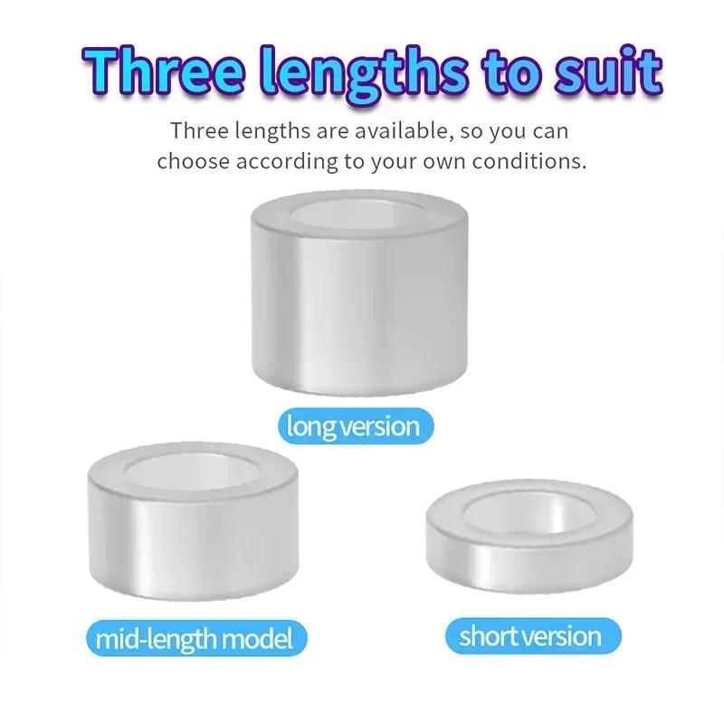 3 Size Elastic Penis Ring For Men Gay Ejaculation Erection Scrotum Bind Sex Toys Cock Ring Dick Ring Adult Sex Product