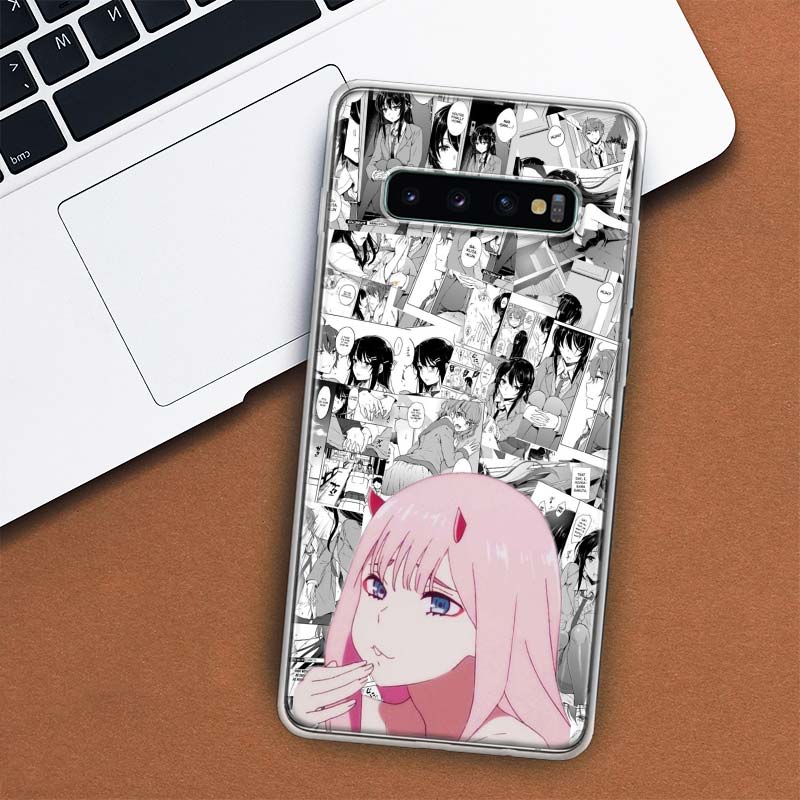 Etui na telefon Zero Two Darling In The FranXX dla Samsunga Galaxy S10 Plus S20 FE S21 S22 Ultra S10E S9 S8 + S6 S7 Edge Lite Shell Co