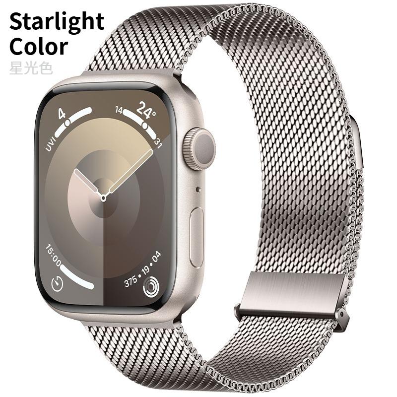 Magnetic Strap for Apple Watch Band Ultra 49mm 46mm 42mm Milanese Bracelet iWatch Series 10/11 9 8 7 6 5 4 SE/3 45/44/41/40mm