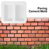 20x10cm Concrete Pavement Mold DIY Cement Brick Mould Paving Cement Mold  Outdoor Courtyard