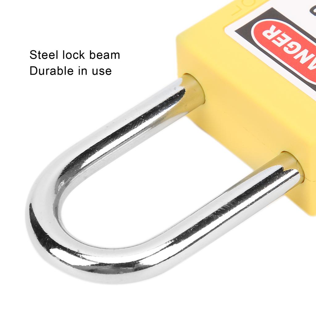 38mm Lockout Lock Insulation Engineering LOTO Padlock for Machinery Manufacturing
