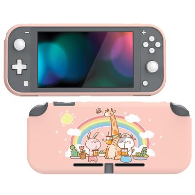 Maßgeschneiderte Schutzhülle kompatibel mit PlayVital Switch-Gehäuseabdeckung kompatibel mit Switch Lite (weich) Lite, (weich) [Tierparty]