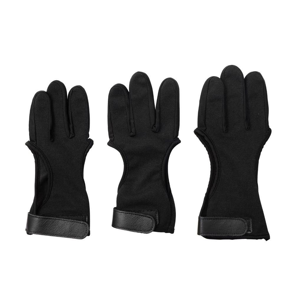 Breathable Recurve Bow Gloves Non-Slip Shooting Hand Guard  Beginners Use