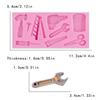 Household Screws Hammer Wrench Mold Silicone Fondant Chocolate Candy DIY Baking Cake Decoration Tool Houseware Resin Art Moulds