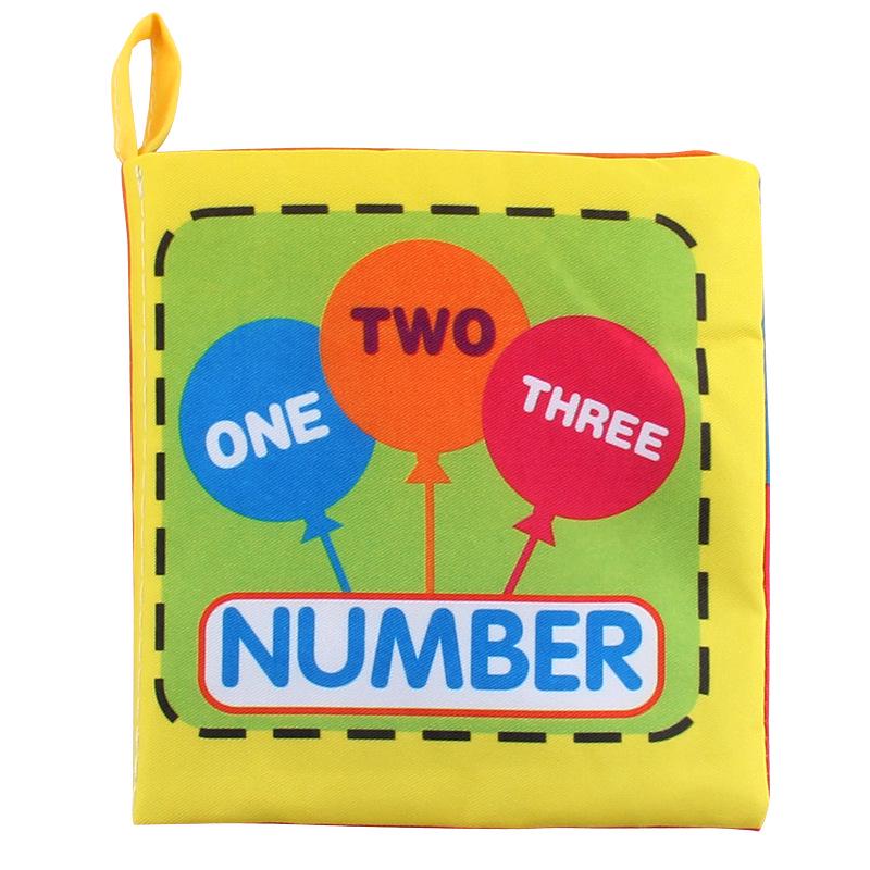 Baby Cloth Book, Baby Science And Education Enlightenment Palm Book English Marine Animals Fruits And Vegetables Cognitive Toys