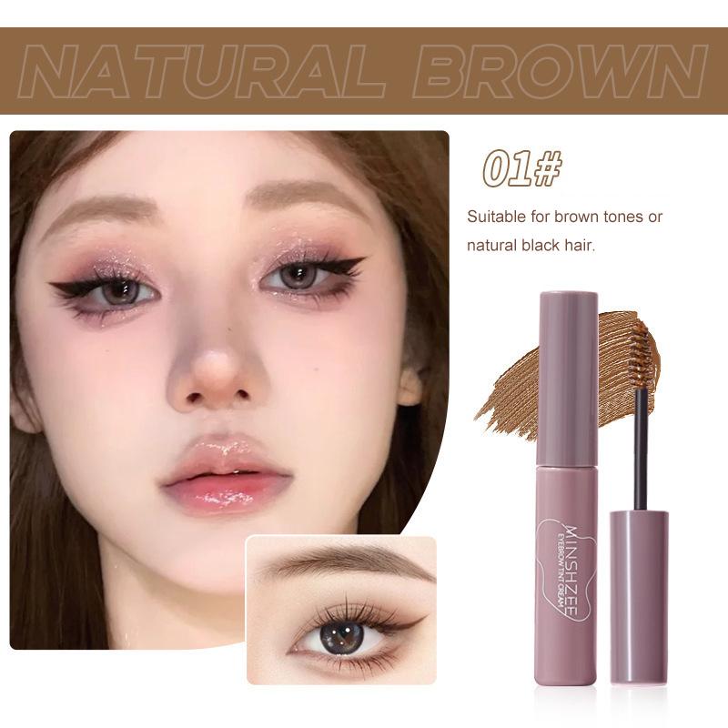 4 Colors Eyebrow Tint Waterproof Long Lasting Coffee Brown Color Eyebrow Gel Paint Eyebrow Tint Makeup Tool Brow Enhancer Cream