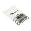 30pcs Silver Metal Snap Hook Clip Keychain Clasp 30mm