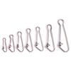 100PCS/Set Stainless Steel Fishing Pin Cucurbit Shape Hooked Snap Pin