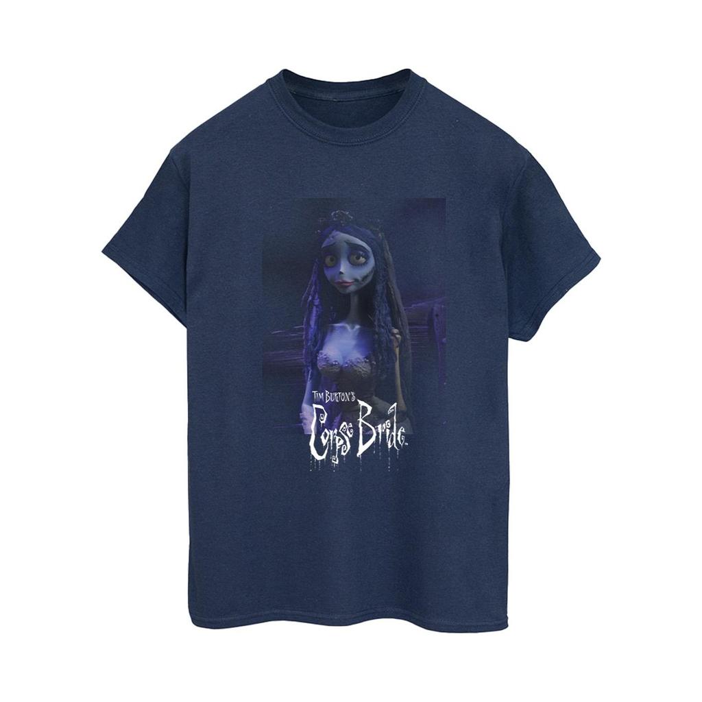 Corpse Bride Womens/Ladies Emily Poster Cotton Boyfriend T-Shirt