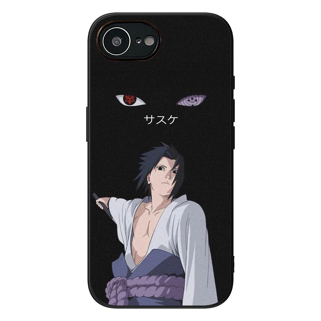 Cover for Apple iPhone 16 15 14 Plus 13 12 Mini 17 Pro Max + ProMax 16E Air 16+ 15+ Phone Case Comics Narutos Sasuke Uchiha