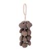 Handmade Natural Shell Wind Chime Composed of 24 Natural Nutshell Yoga Meditation Instrument Shell Shaker Indoor