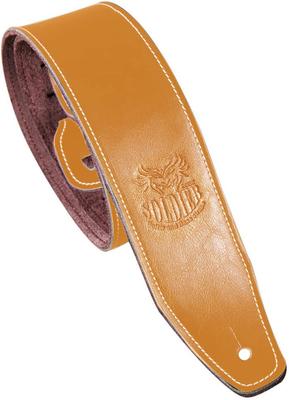 [Laquest] Leather Guitar Strap Cowhide Head Drop Prevention Genuine Leather Camel