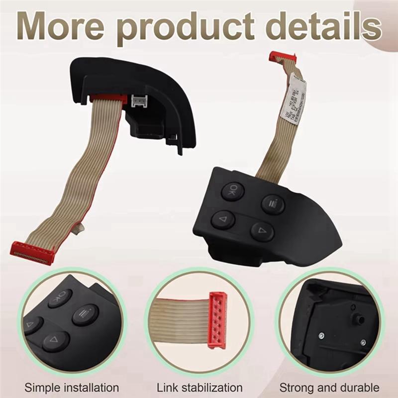 Car Multifunction Steering Wheel Control Button For VW Jetta Golf MK5 Passat B6 Tiguan-M53K