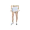 Solid Color Lace-Up Mid-Rise Casual Lined Sports Shorts Women Shorts Blue FN2329085
