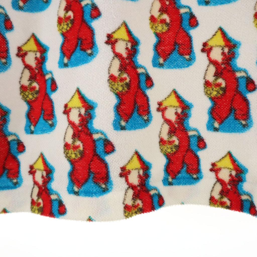 OZONE ROCKS made in Japan Pig Pattern French sleeve Cut white Women Used