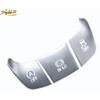 Silver Aluminum Console Gear Shift Panel Button Trim For Toyota C-HR CHR 2018-22