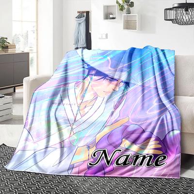 Custom Name Wind Dreamscape Party Blanket For Couch Bed Plush Cozy Fuzzy Blanket Super Soft Warm Blankets For Fall And Winter 0916201