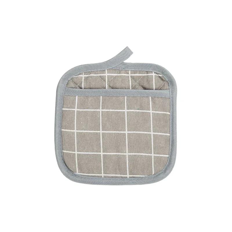 1pc Kitchen Potholders Pad And Stove Oven Gloves Mitts Heat Resistant Thermal Anti-heat Take Hot Pot Cooking Baking Gloves Tools