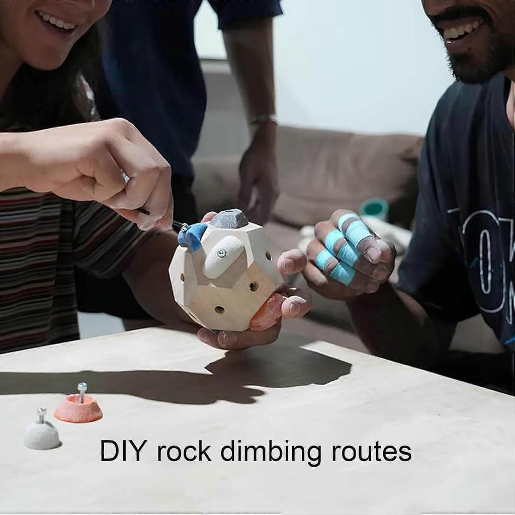 Handgefertigter Boulders Block - Fingerkraft Fokusball zum Felsklettern, Griffkrafttrainer für Outdoor-Enthusiasten, Kletterer und Geschenkideen