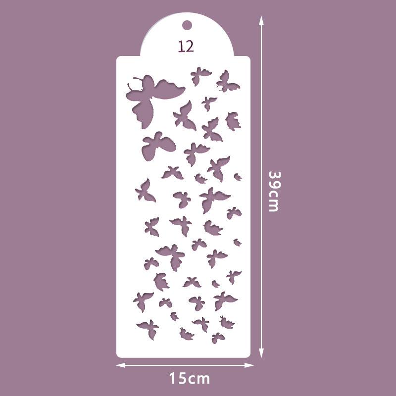 Fondant Cake Mesh Stencil Stamps Stencils Embossing For Decorating Tool Plastic Spray Mold Cookies Chocolate Drawing Painting