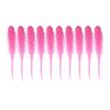 10pcs Fishing Lure Tiny Worm Baits 35mm 0.25g Mini Needle Tail Soft Baits Simulation Lures Silicone Artificial Baits
