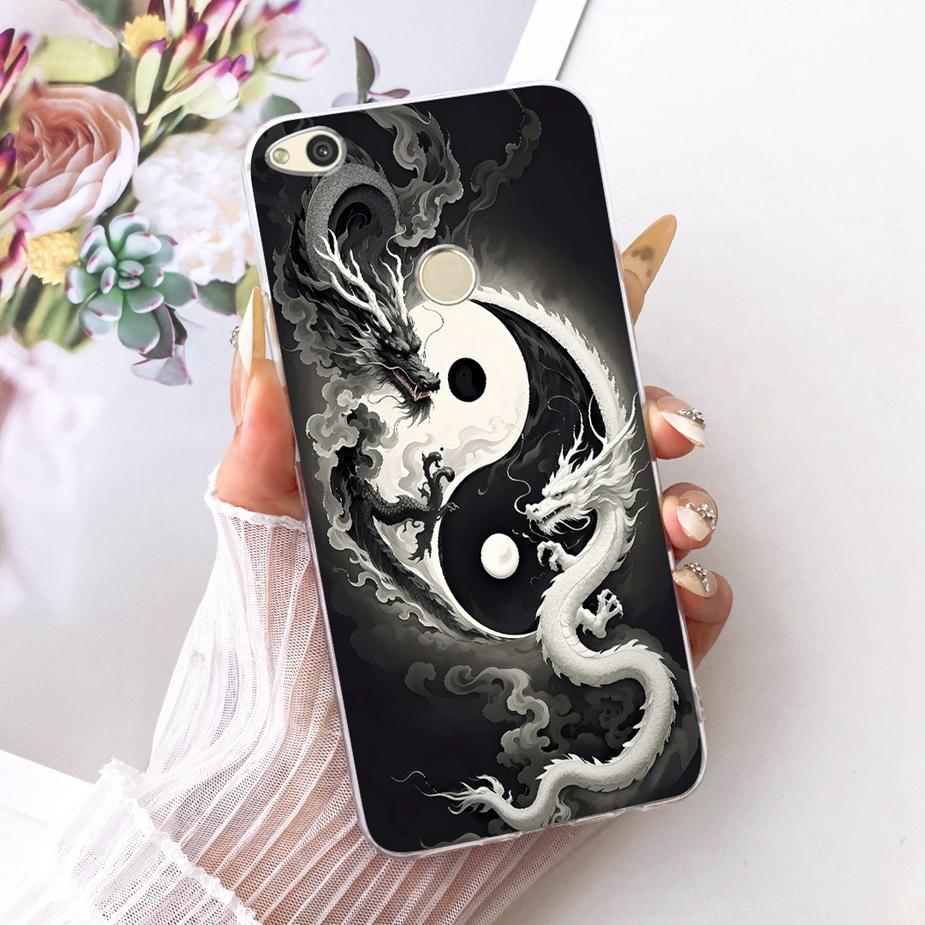 For Huawei P8 Lite 2017 Case Honor 8 Lite Luxury Flower Butterfly Painted Cover Soft Silicone Case For Huawei P9 Lite 2017 Shell