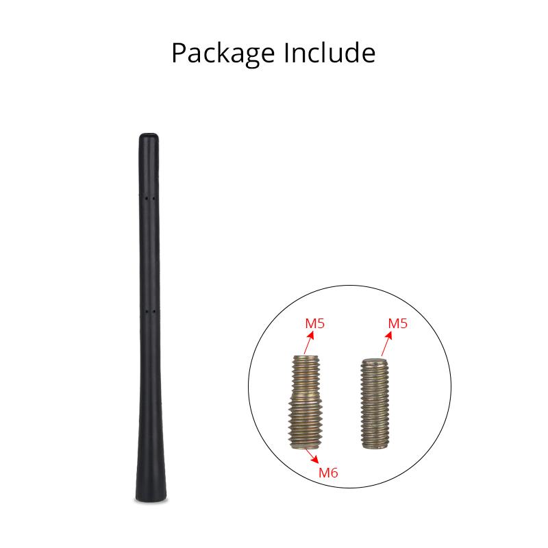 8 inch for VW Golf Car Antenna Roof Mast Whip Stereo Radio FM/AM Signal Aerial Amplified Antenna Mast Whip for Toyota Corolla