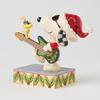 JIM SHORE Snoopy & Woodstock Rock <Christmas> 6017236