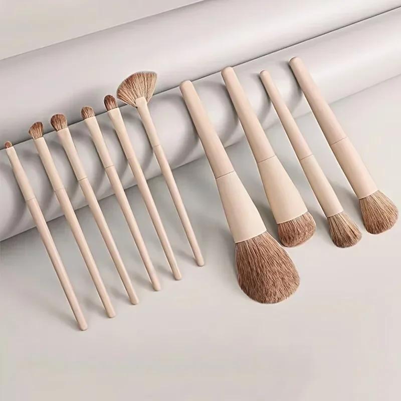 13 PCS Makeup Brushes Set Eye Shadow Foundation Women Cosmetic Brush Eyeshadow Blush Beauty Soft Tools Bag Makeup Brush Set