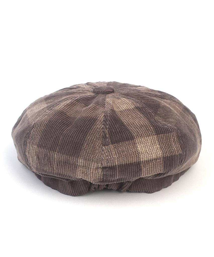 Yunibeosyeolkemiseuteuli Corduroy Tartancheck Gray Banding Huntingcap