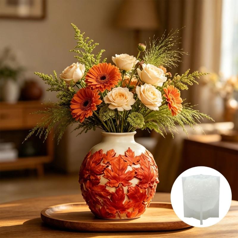 Vases Silicone Molds,Flower Vases Resin Molds Silicone,Decorative Vases Mold for DIY Crafts Ornament Molds Home Decorations