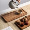 Wooden Restaurant Container Dessert Cake Tea Storage Tray Dinner Plate Snack Dishes Fruit Organizer