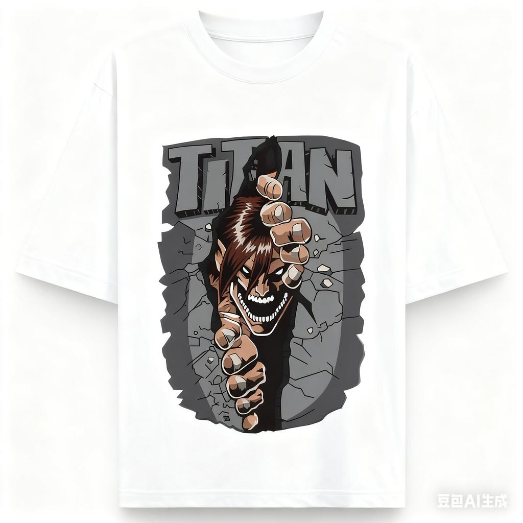 Attack on Titan Anime Printing Oversized Cotton Tshirt Men and Women Harajuku Casual Y2K Summer Absorb Sweat Tees Streetwear