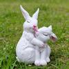 Figurine Garden Ornament Animal Resin Sculpture Detailed for Display On Bookshelf Fireplace Suitable