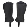Lther Legs Cover Half Chap, 1 Pair Windproofing Leg Warmers   for Horse Riding, Zip Up Equestrian Protective Guard Bikers Gaiters for Adult