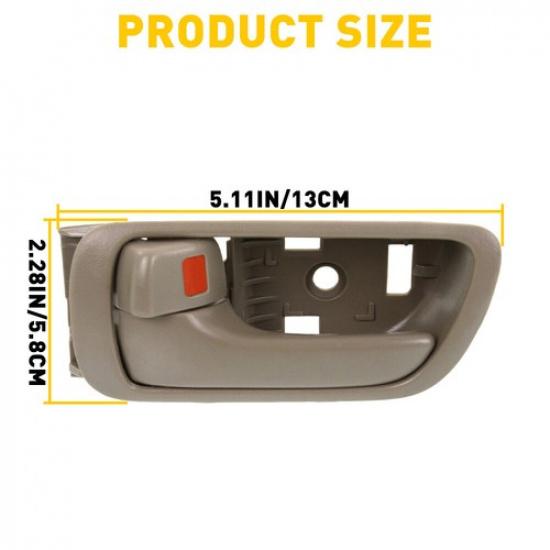 6920533030E Door Handle For 2002-2006 Front Toyota Beige Camry & Rear Inner 4X