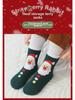 Christmas Cartoon Thick Terry Socks for Boys & Girls: Warm Winter Towel Socks for Kids