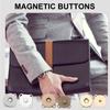 20 Pcs/Set Plum Magnetic Snap Buttons 15mm Magnetic Buttons Plum Press Studs for Sewing Bag Craft Handbags Clothing