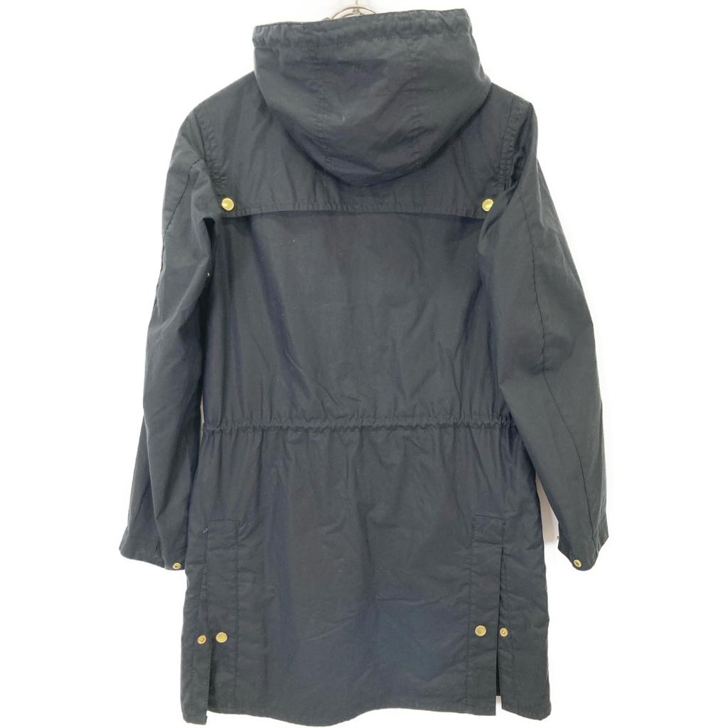 Barbour 1502075 Black Wax Durham Oiled Coat Coat 38 blackUsed