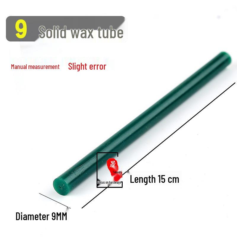 Jewelry Ring Wax Carving Kit: Wax Model, Casting Tube, Carving Tools, Technician Materials, and Jewelry Wax Block.
