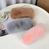 Coldproof Plush Faux Fur Headband Soft Fluffy Elastic Hair Bands Lady Warm Empty Hat  Skiing