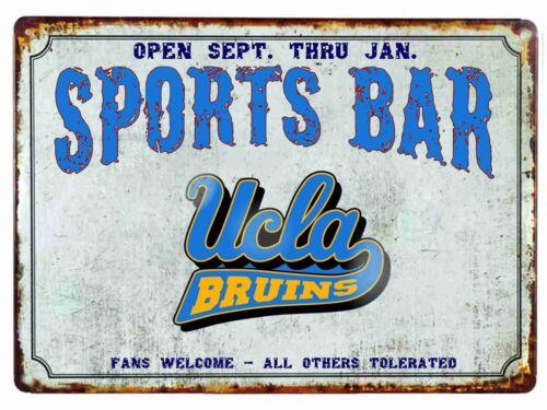 UCLA Bruins Sports Fans Welcome Mouse Pad Tin Sign Art On MousepadAluminum 20x30cm(7.8x11.8inch)